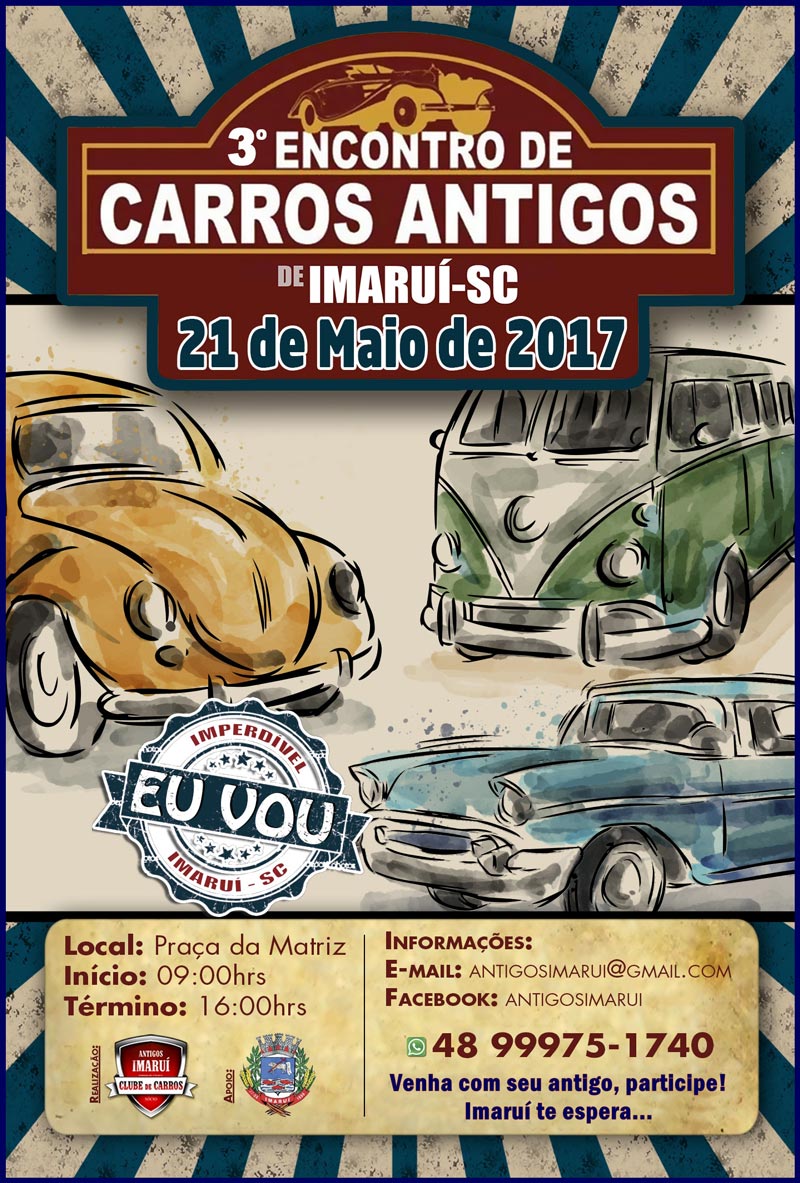 3º Encontro de Carros Antigos de Imaruí/SC