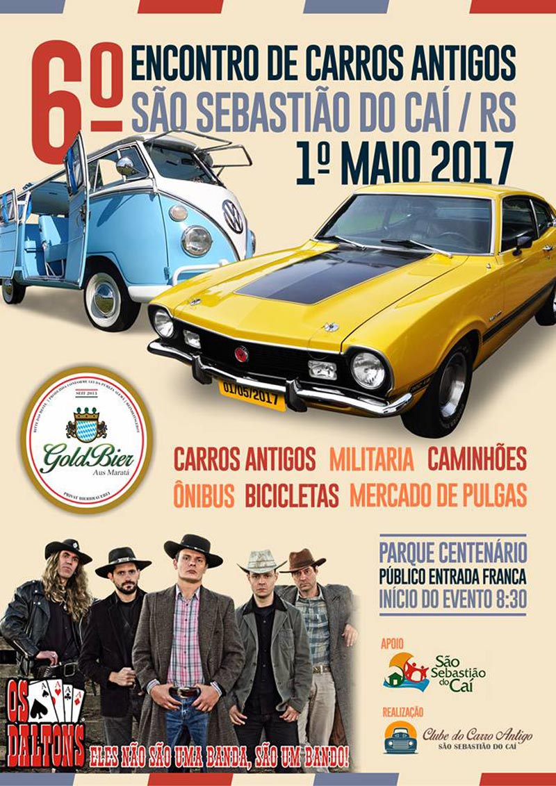 6º Encontro de Carros Antigos de São Sebastião do Caí/RS