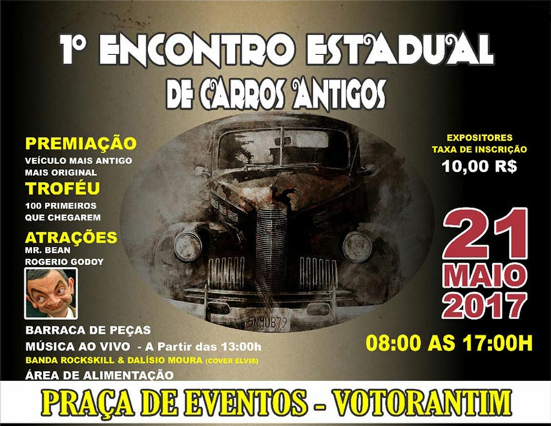 1º Encontro Estadual de Carros Antigos - Votorantim/SP