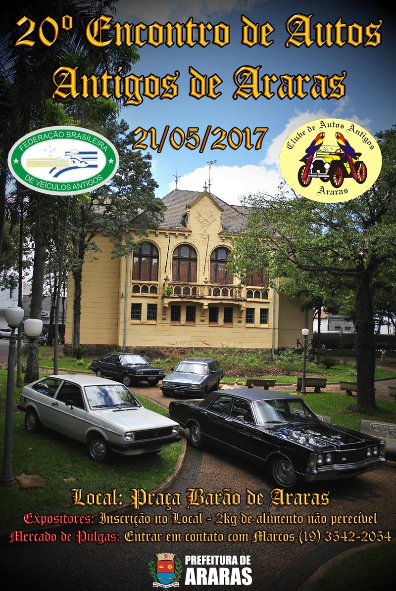 20º Encontro de Autos Antigos de Araras/SP