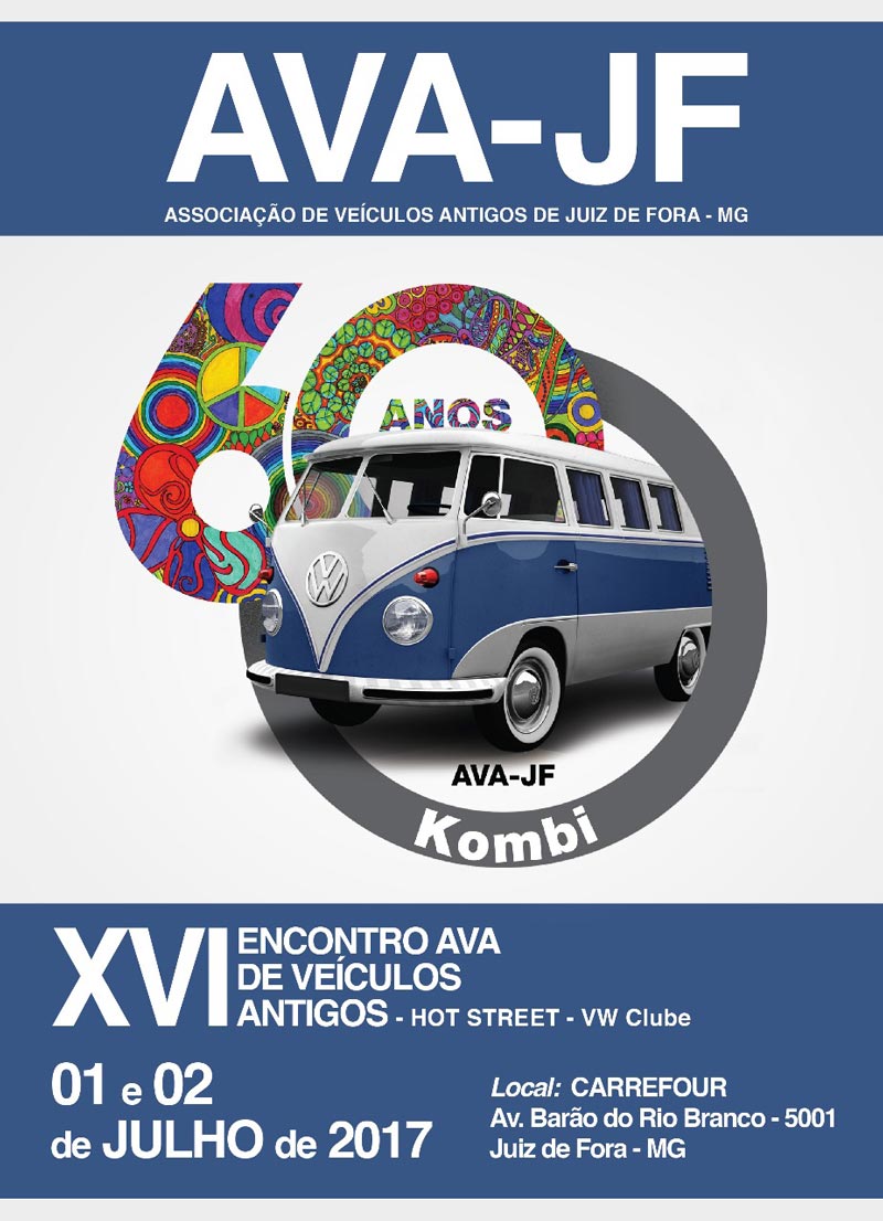 XVI Encontro AVA-JF de Veículos Antigos, Hot Street e VW Clube - Juiz de Fora/MG