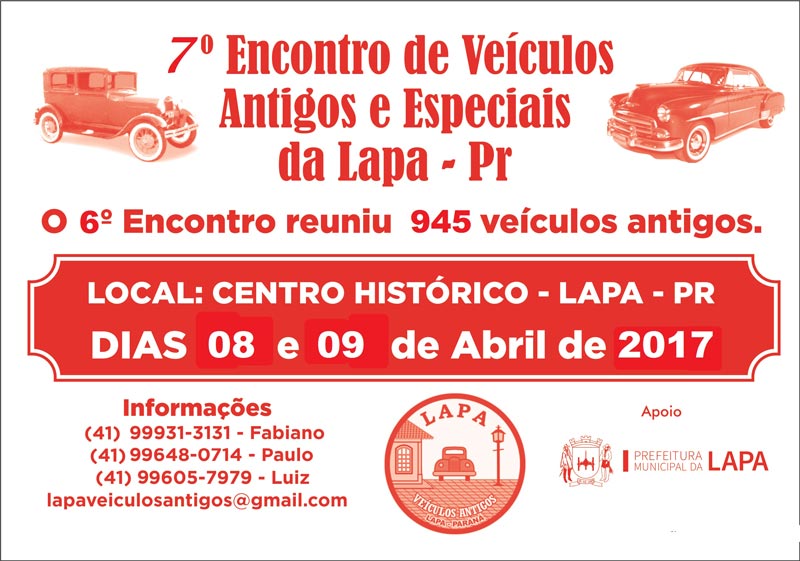 7º Encontro de Veículos Antigos e Especiais da Lapa/PR