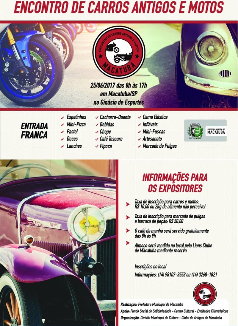 4º Encontro de Carros Antigos - Macatuba/SP