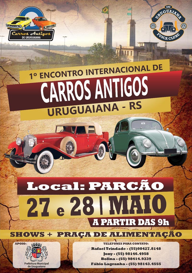 1º Encontro Internacional de Carros Antigos de Uruguaiana/RS