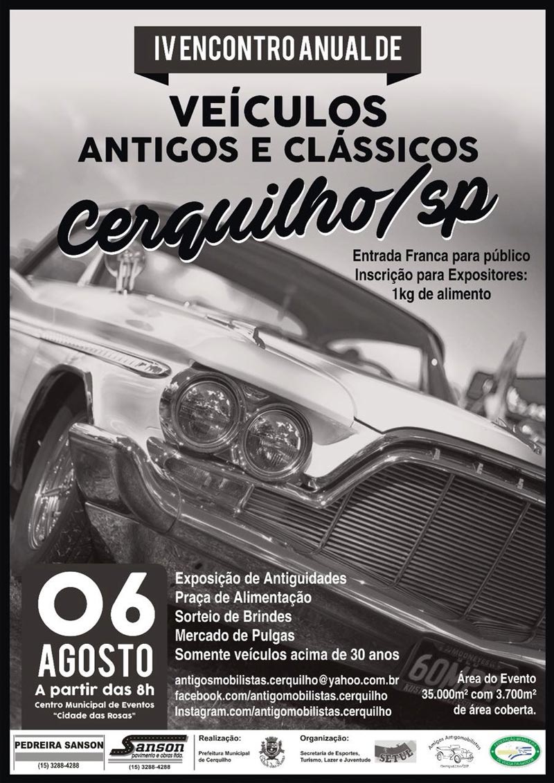 IV Encontro Anual de Veículos Antigos e Clássicos de Cerquilho/SP
