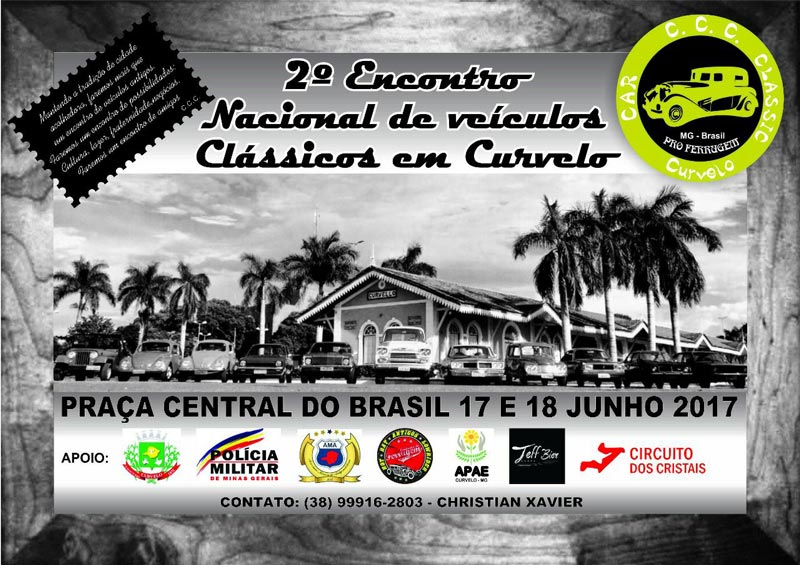 2º Encontro Nacional de Veículos Clássicos - Curvelo/MG