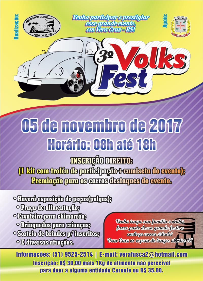 3º Volks Fest - Vera Cruz/RS