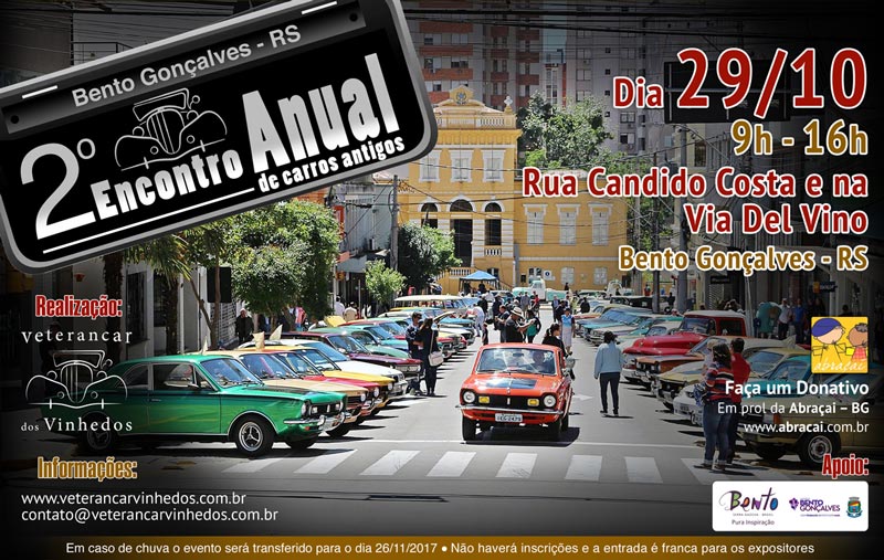 2º Encontro Anual de Carros Antigos - Bento Gonçalves/RS