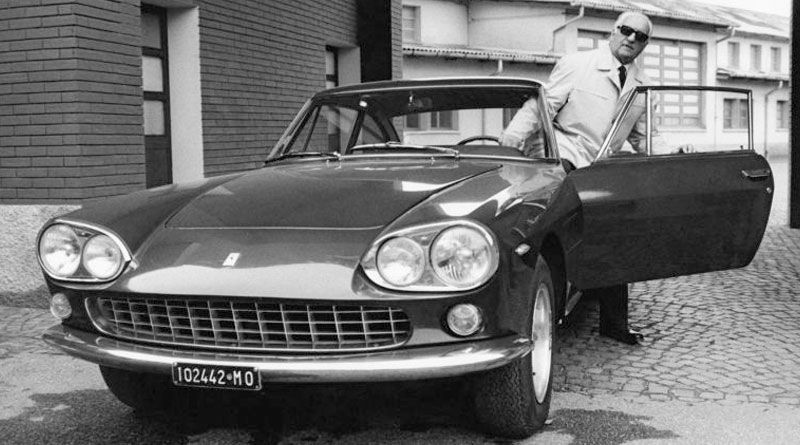 Qual carro Enzo Ferrari dirigia para ir ao trabalho?