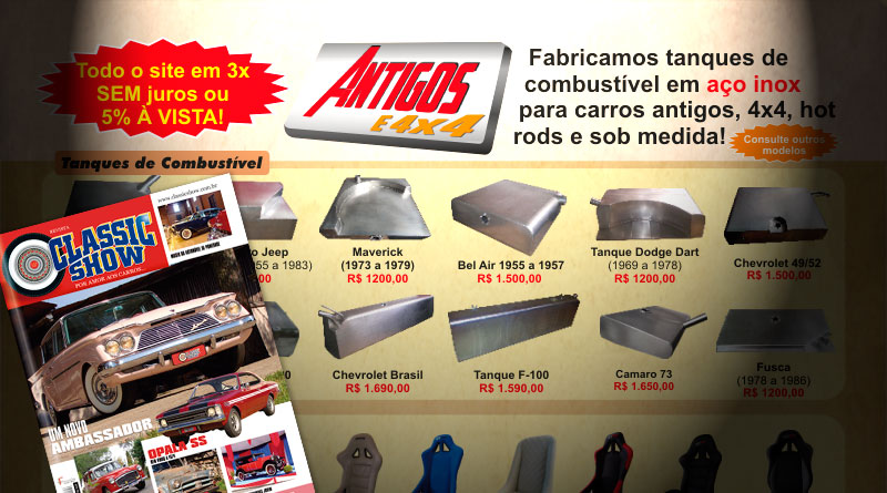 A Antigos e 4x4 está na Revista Classic Show!