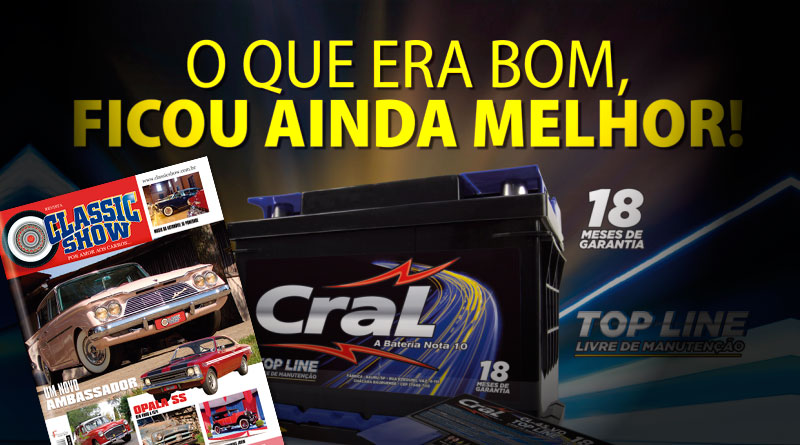 Baterias Cral está na Revista Classic Show!