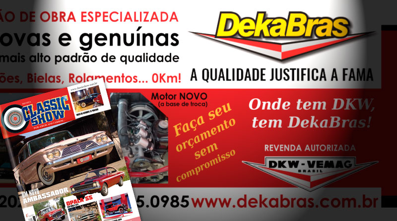 A DekaBras está na Revista Classic Show!