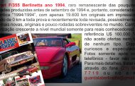 Ferrari F/355 Berlineta 1994 à venda na Revista Classic Show!