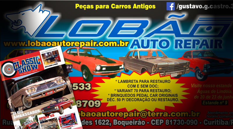 A Lobão Auto Repair está na Revista Classic Show!