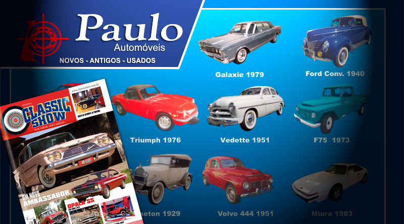 Paulo Automóveis está na Revista Classic Show!