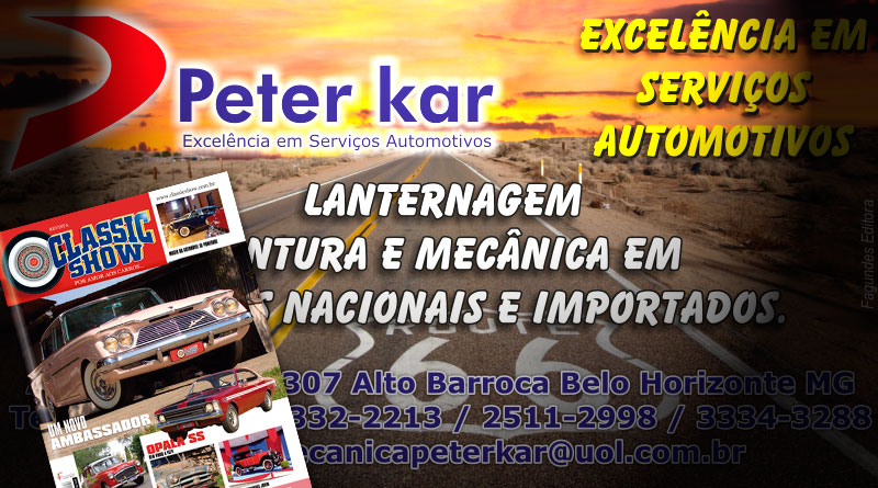 A Peter Kar está na Revista Classic Show!