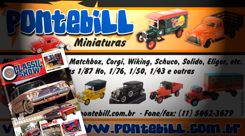 A Pontebill Miniaturas está na Revista Classic Show!