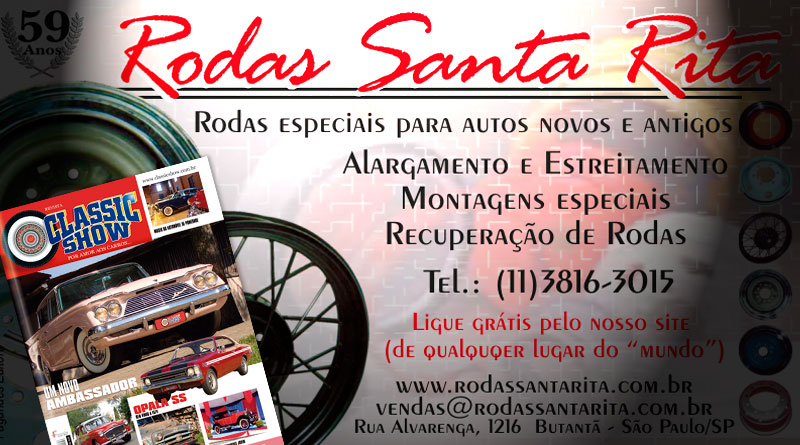 A Rodas Santa Rita está na Revista Classic Show!