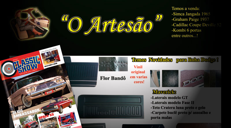 A Tapeçaria O Artesão está na Revista Classic Show!