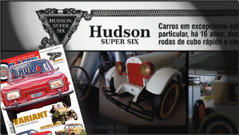Hudson Super Six à venda na Revista Classic Show!
