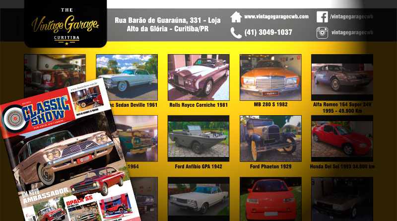 A Vintage Garage está na Revista Classic Show!