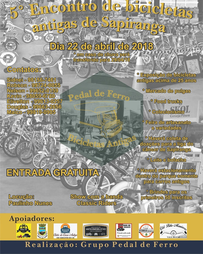 5º Encontro de Bicicletas Antigas de Sepiranga/RS