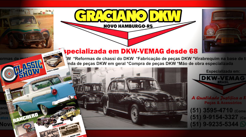 A Graciano DKW está na Revista Classic Show!