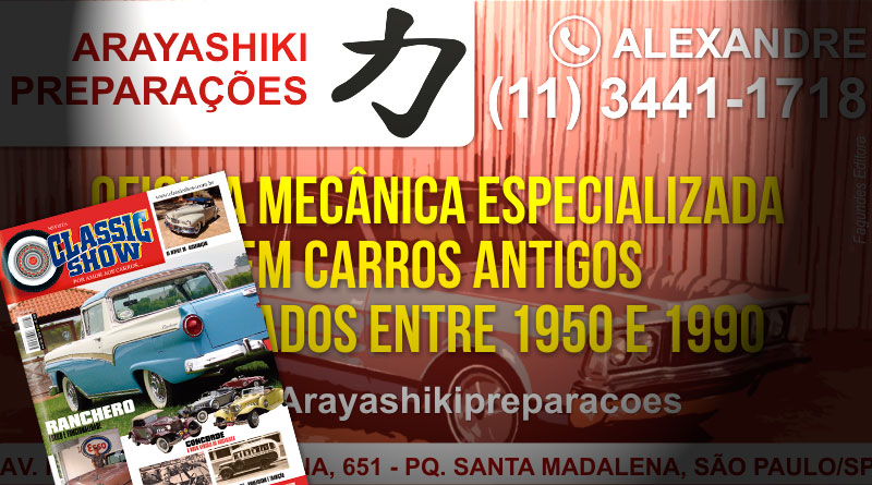 A Oficina Arayashiki está na Revista Classic Show