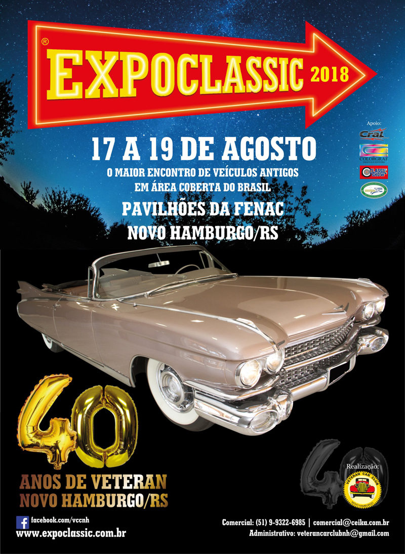 Expoclassic 2018 em Novo Hamburgo/RS