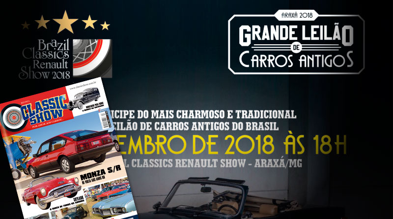 O leilão do Brazil Classics Renault Show está na Revista Classic Show!