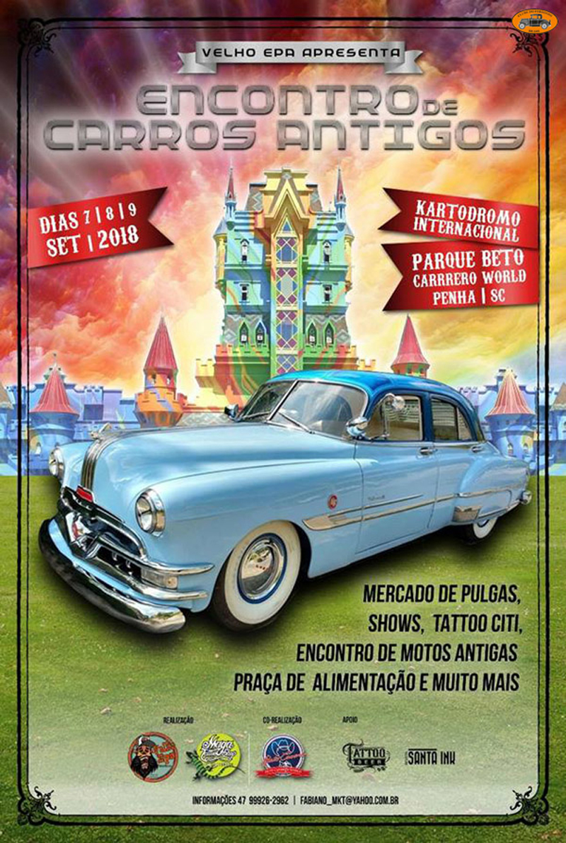 Encontro de Carros Antigos - Penha/SC