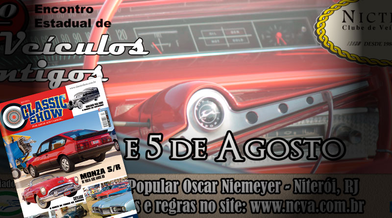 O 6º Encontro de Veículos Antigos de Niterói/RJ está na Revista Classic Show
