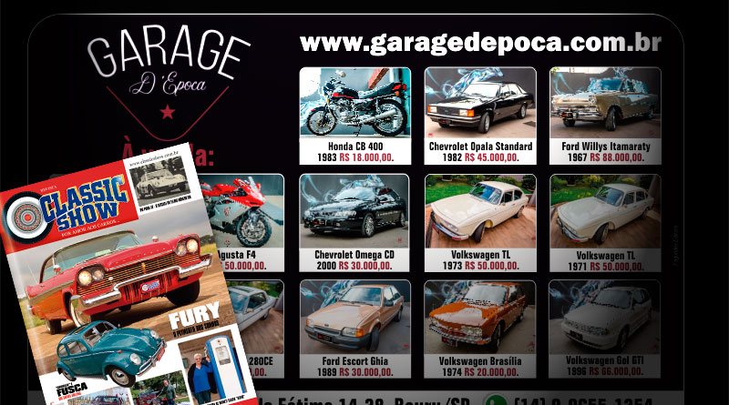 A Garage d'Época está presente na Revista Classic Show