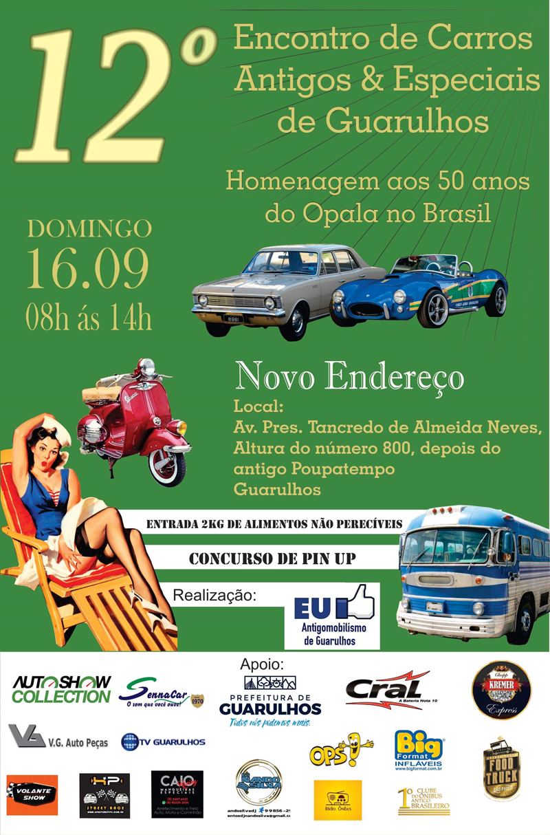 12º Encontro de Carros Antigos e Especiais Guarulhos/SP Revista