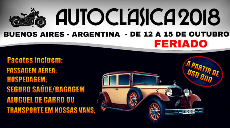 Viaje para a Autoclásica, em Buenos Aires, na Argentina!