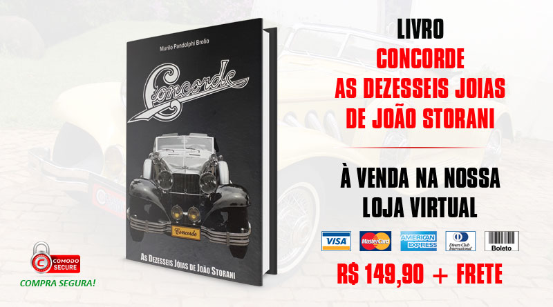 Livro: Concorde. As dezesseis joias de João Storani