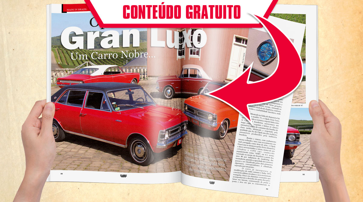 Opala Grand Luxo. Um carro nobre