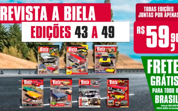 Combo Revista A Biela 43 a 49 com FRETE GRÁTIS