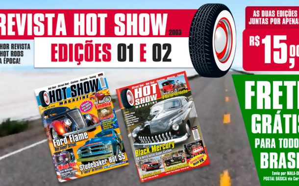 Combo Revista Hot Show 01 e 02 com FRETE GRÁTIS