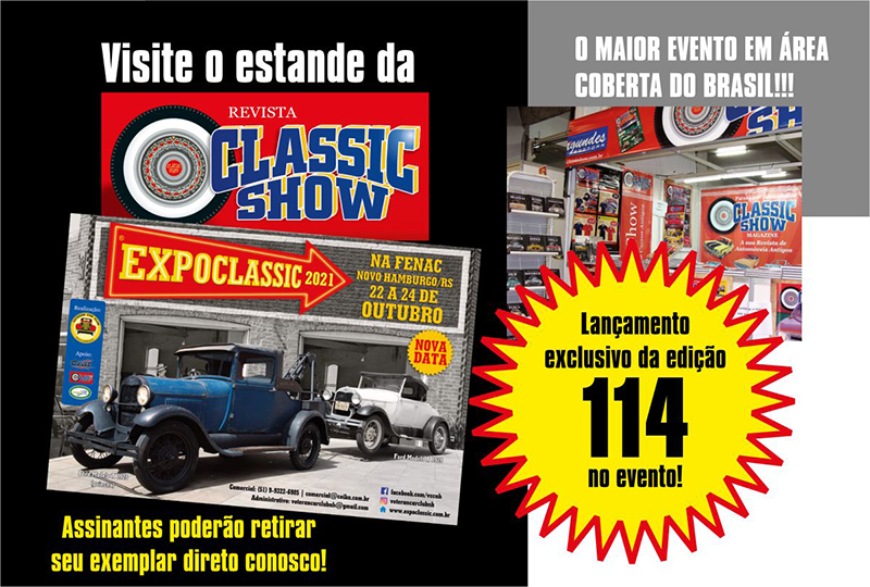 Visite o nosso estante na Expoclassic 2021!